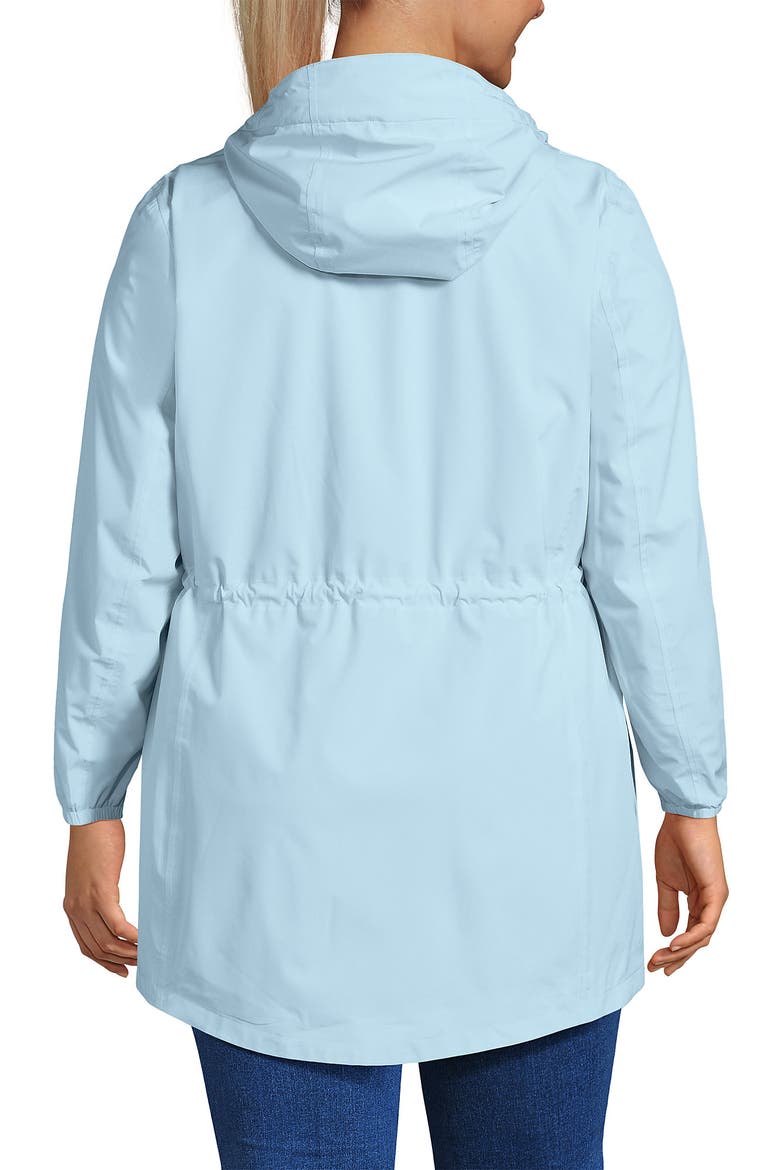 Squall Packable Waterproof Raincoat, Alternate, color, Subtle Blue