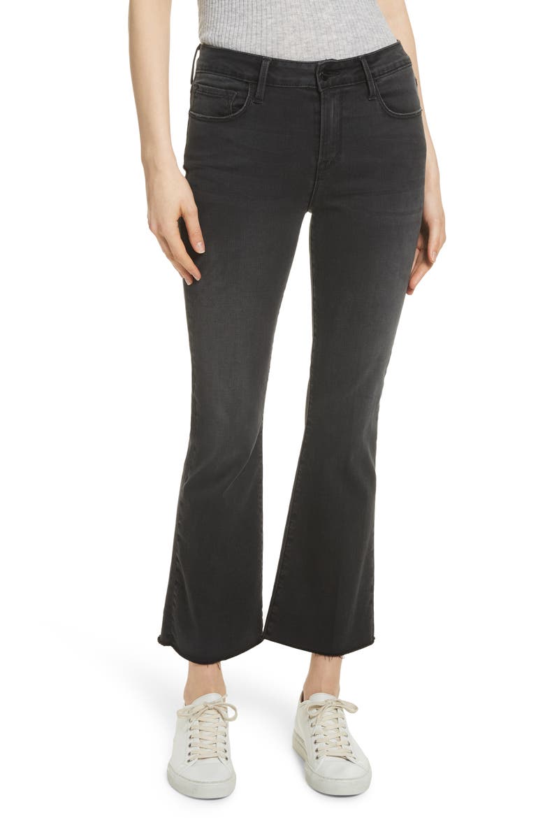 Le Crop Mini Boot Jeans, Main, color, KERRY