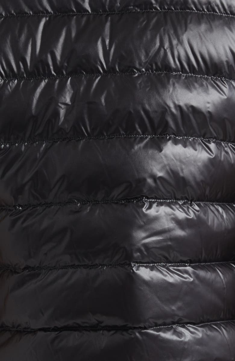 Moncler Gui Packable Down Vest, Alternate, color, Black