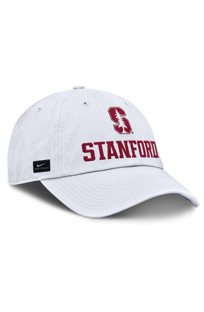 Nike Men's Nike White Stanford Cardinal 2025 Sideline Club Adjustable Hat, Alternate, color, 
