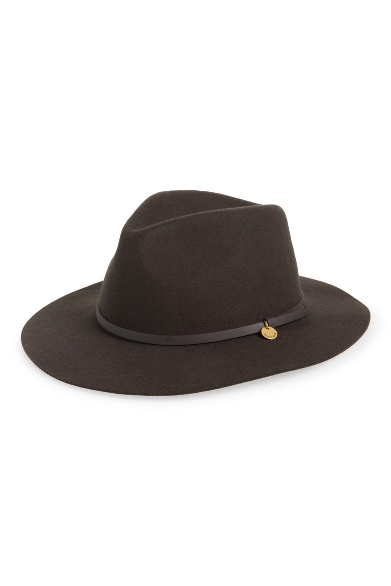 City Felt Wool Fedora, Main, color, DRKESPSO