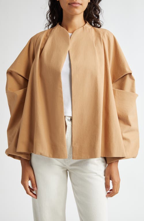 MILLE Amie Open Front Jacket in Almond 