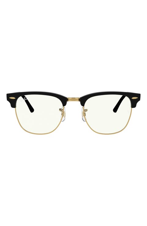 49mm Clubmaster Blue Light Blocking Everglasses