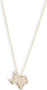 Roberto Coin Tiny Treasures Diamond Texas Pendant Necklace