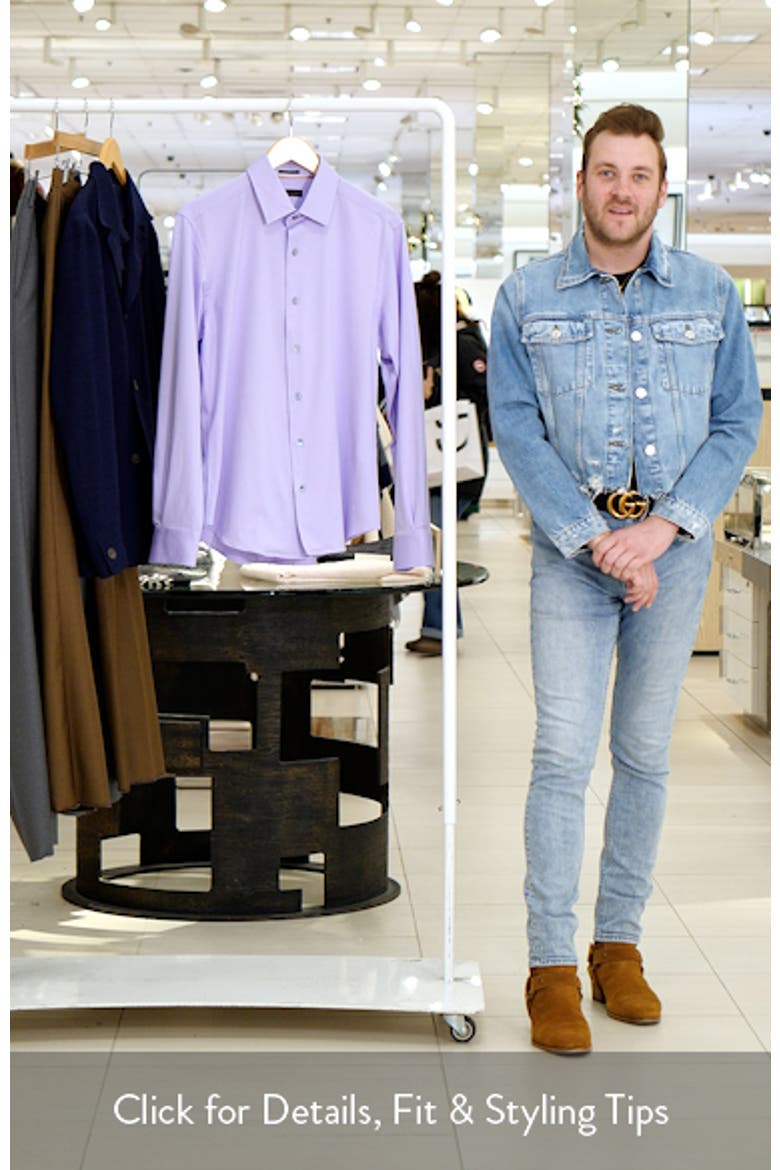 Lord Solid Knit Cotton Blend Dress Shirt video