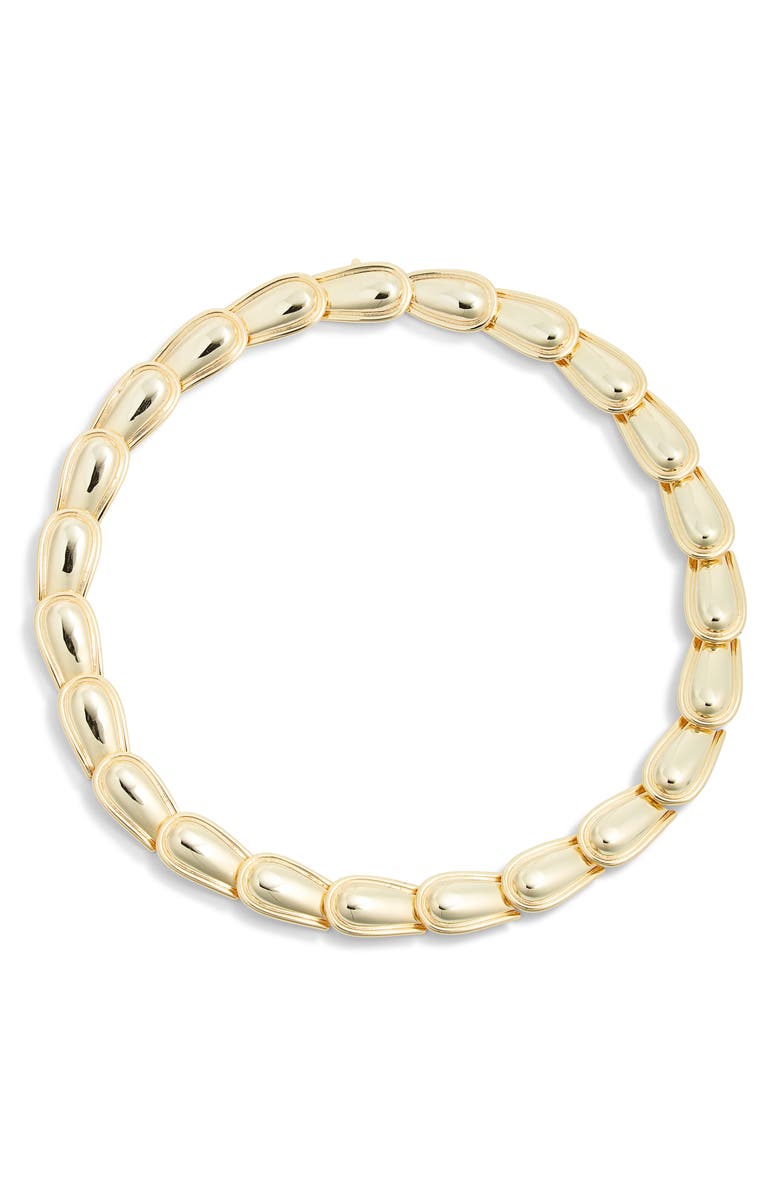 ARGENTO VIVO All Around Convex Link Necklace, Main, color, 