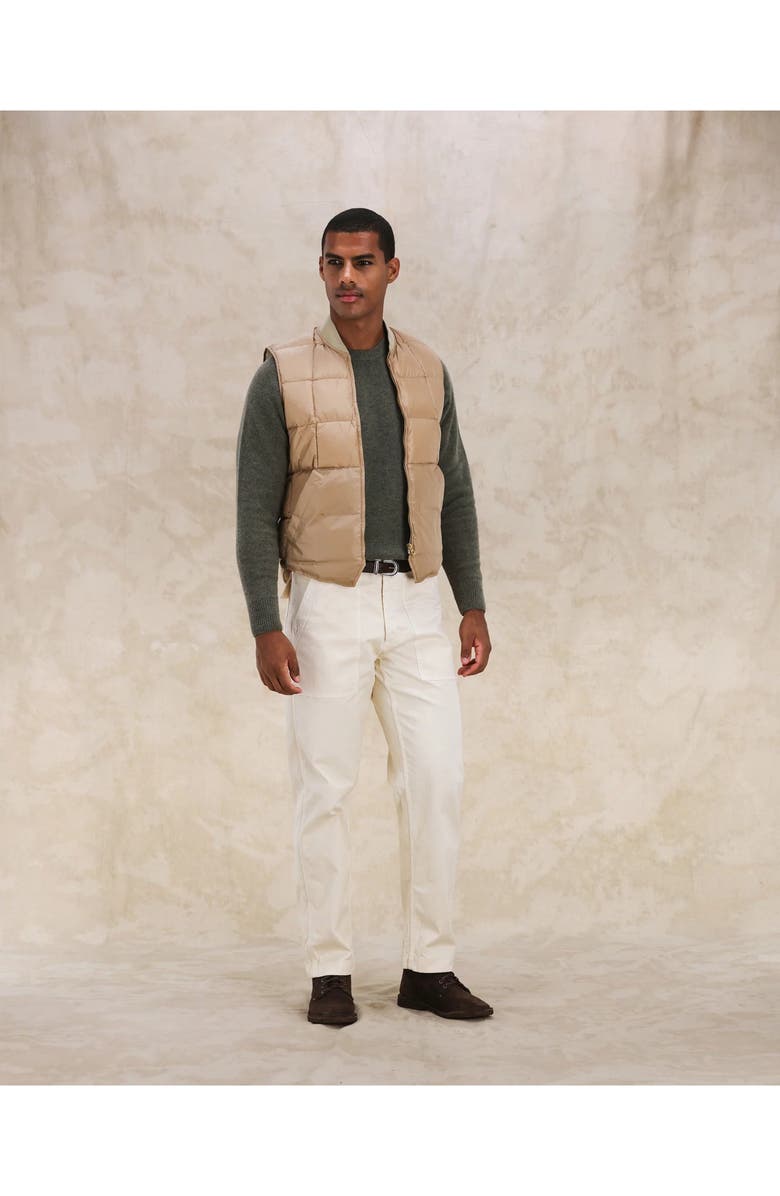 Fortela Nylon Vest2 with Camouflage Lining, Alternate, color, Camel