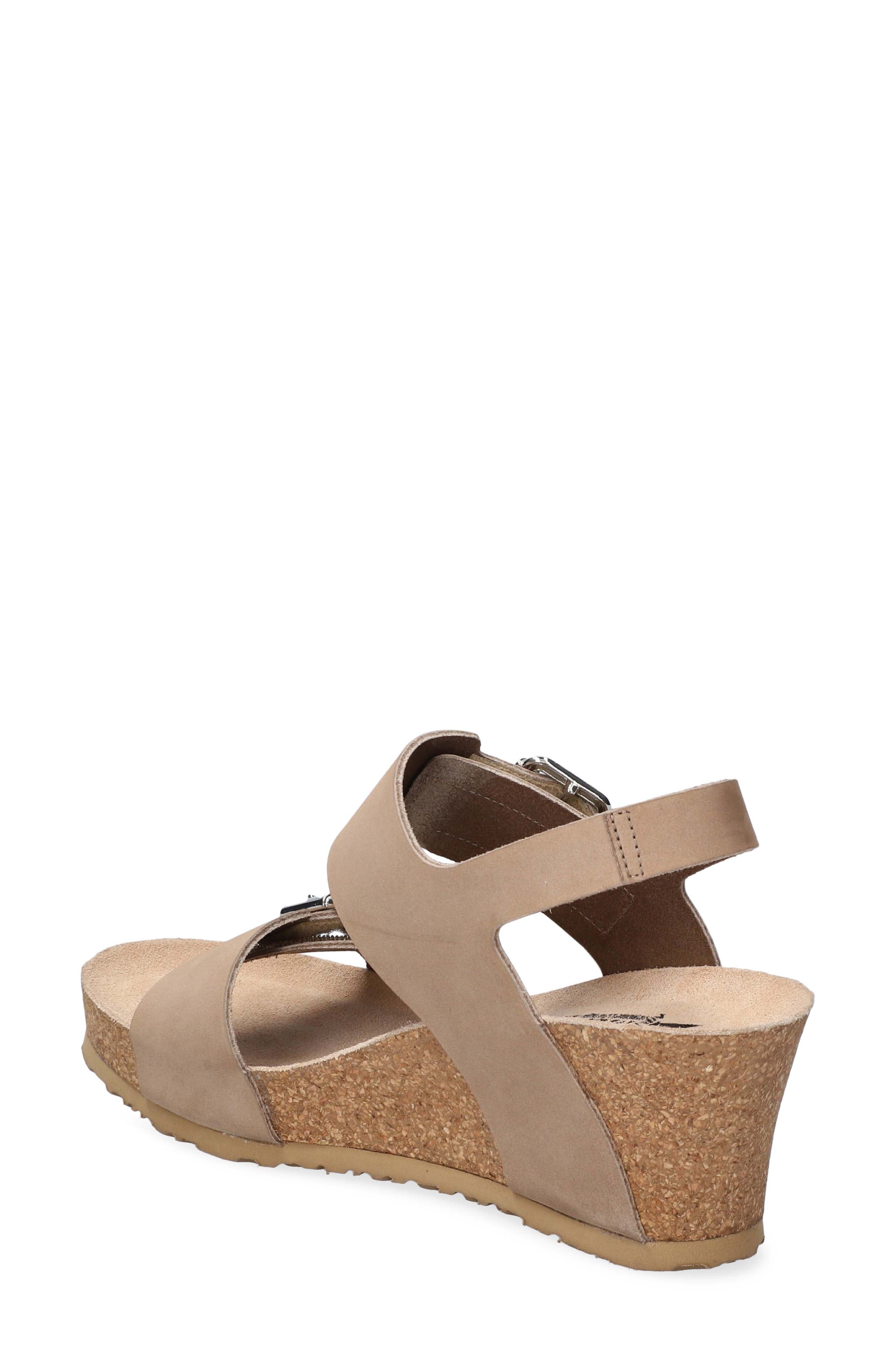 Lissandra Platform Wedge Sandal, Alternate, color, LIGHT TAUPE SANDALBUCK