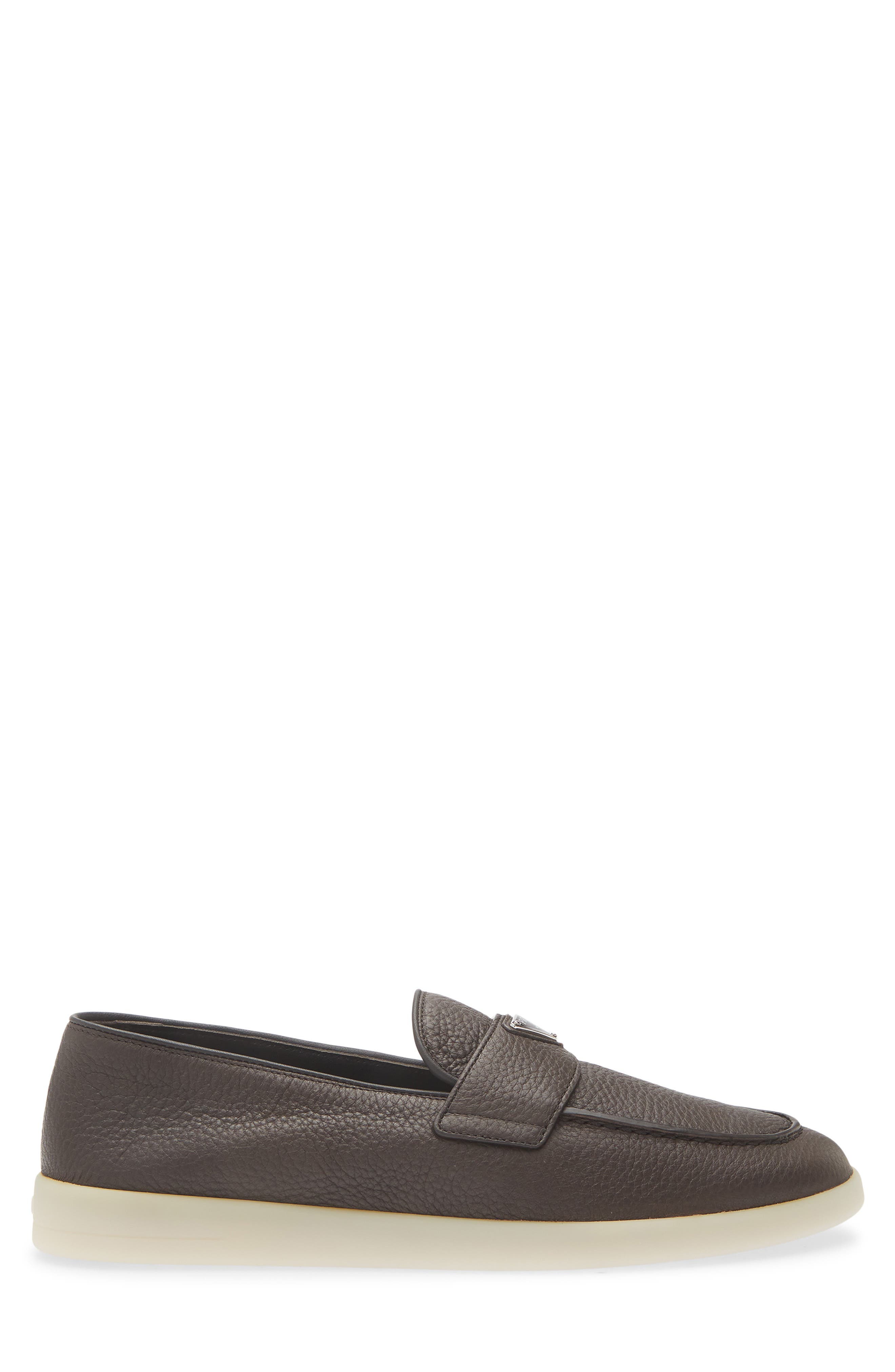 Prada St. Tropez Loafer, Alternate, color, Caffe