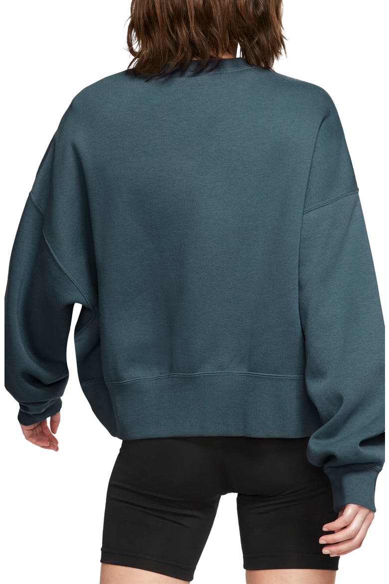Sportswear Crewneck Sweatshirt, Alternate, color, ASH GREEN/ WHITE