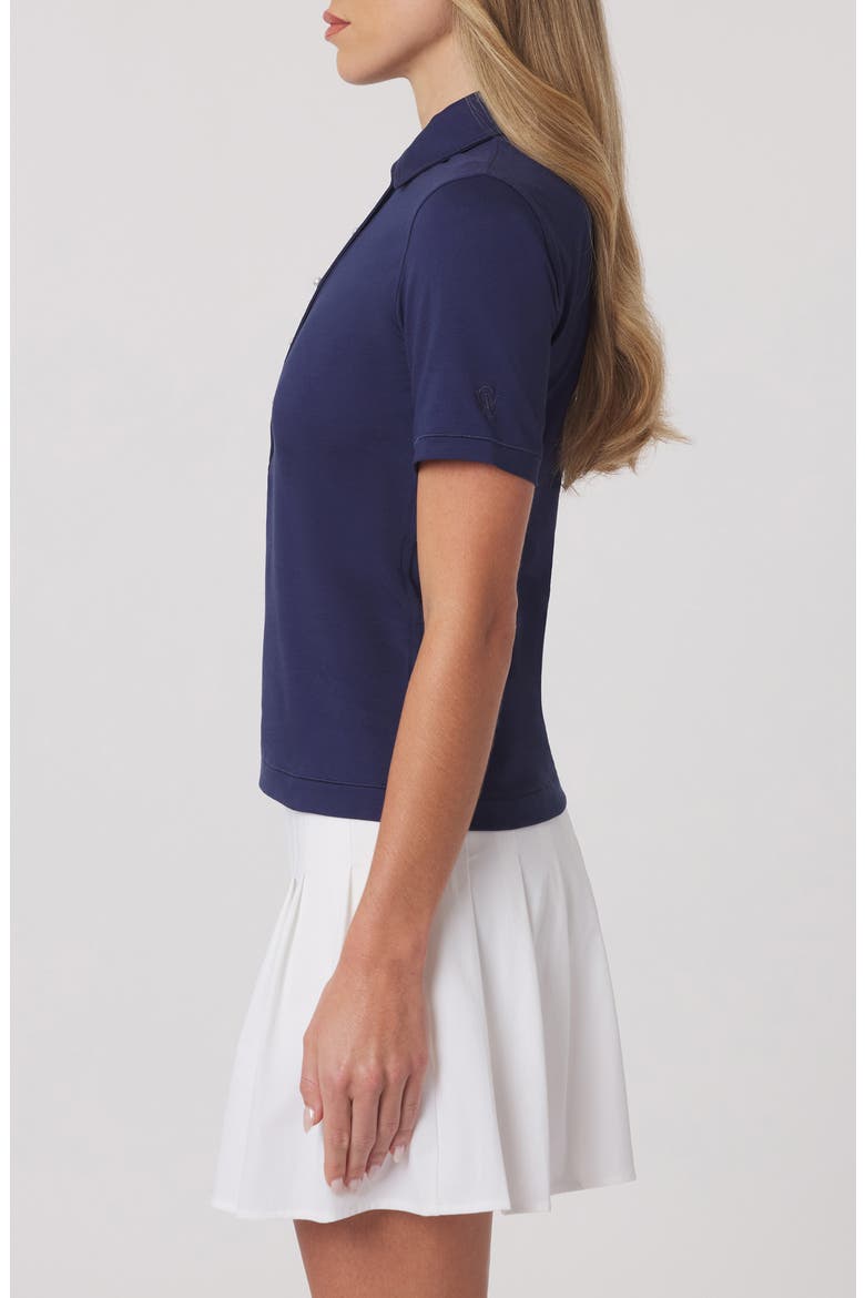 Suki Supima Cotton Blend Polo, Alternate, color, LEGACY NAVY BLUE