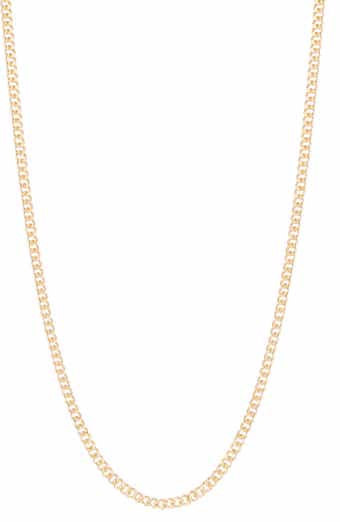 FUZION CREATIONS Men's Curb Chain Necklace