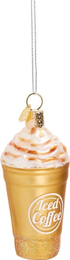 Old World Christmas Blended Coffee Glass Ornament | Nordstromrack