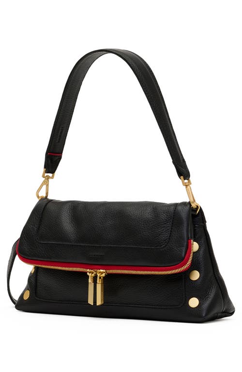 Hammitt Medium Beverly Leather Shoulder Bag In Orange