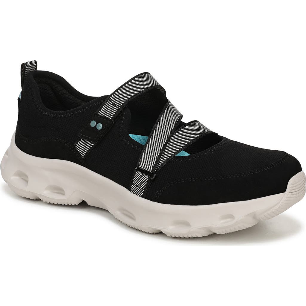 Ryka Women's Activfoam Mary Jane Walking Sneakers In Black