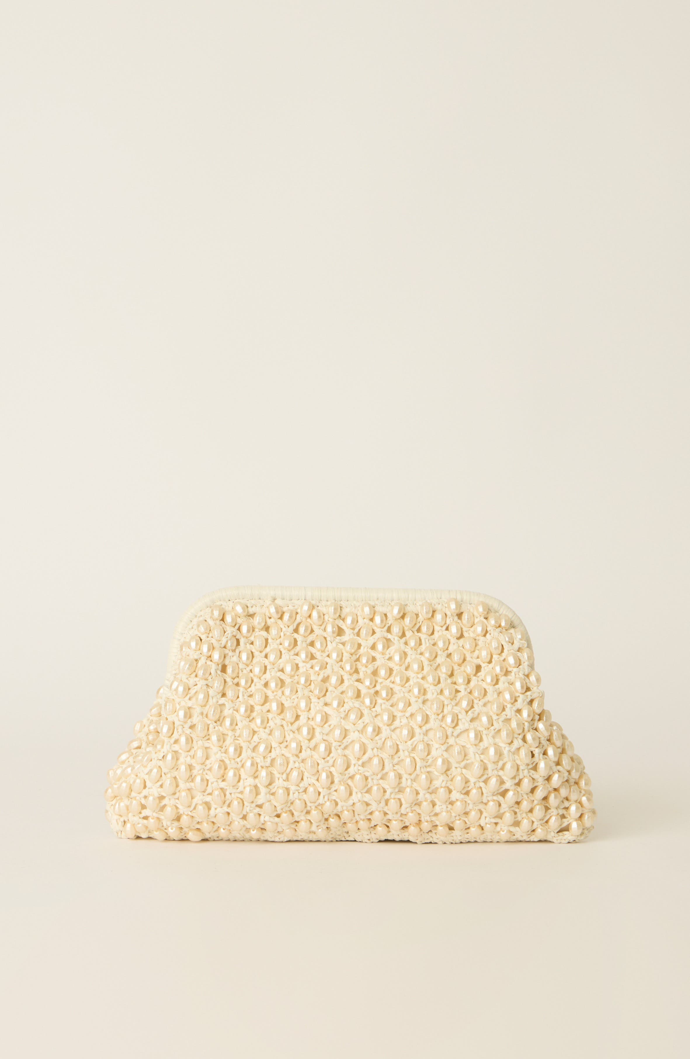 BTB Los Angeles Perola Clutch, Main, color, White