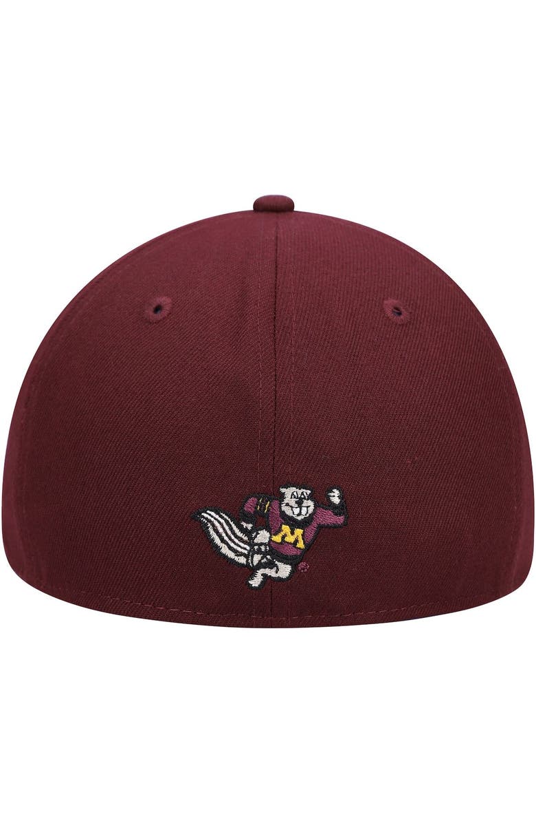 New Era Men's New Era Maroon Minnesota Golden Gophers Logo Basic 59FIFTY Fitted Hat, Alternate, color, Maroon