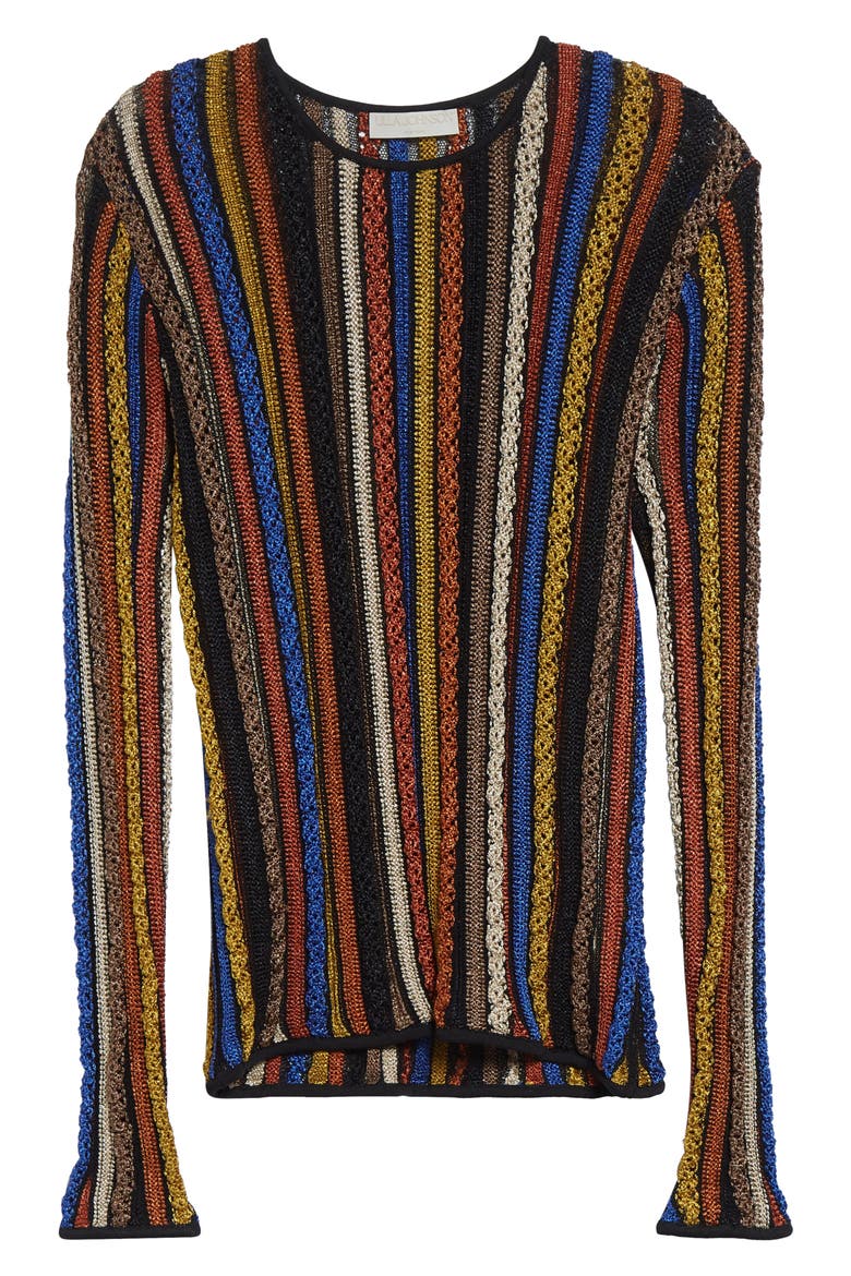 Ardith Long Sleeve Knit Top, Alternate, color, ZOISITE