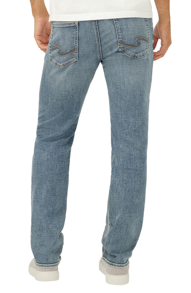 Silver Jeans Co. Allan Ripped Straight Leg Jeans, Alternate, color, Waimea