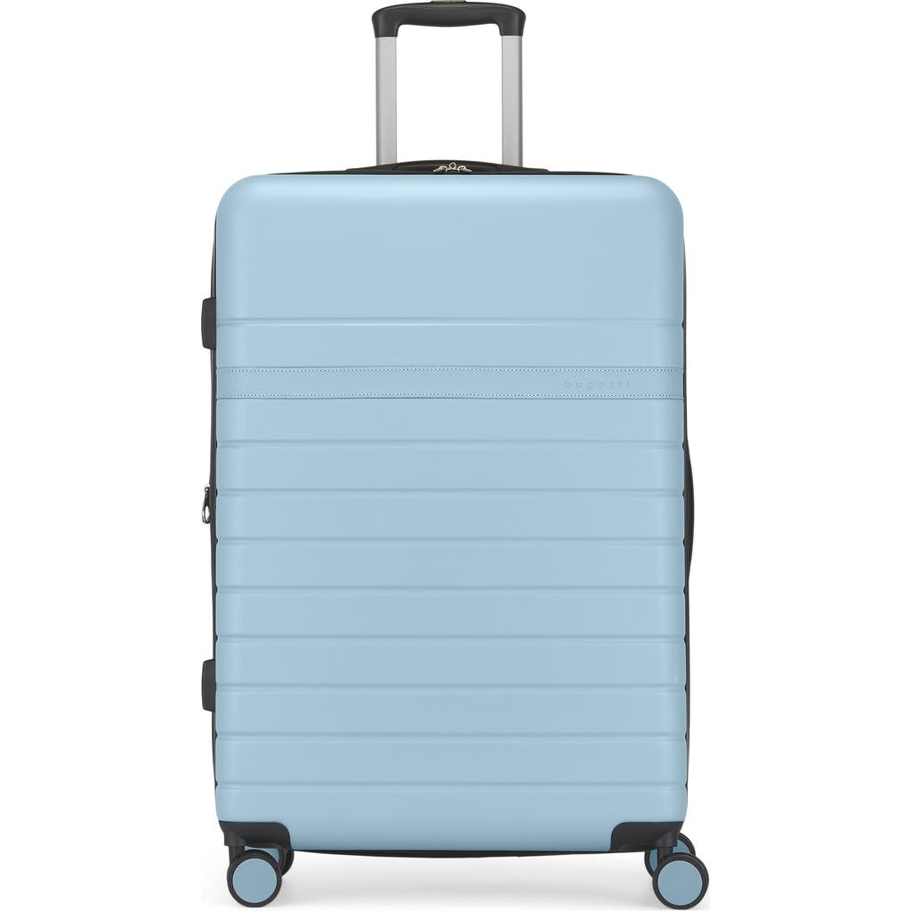 Bugatti Lisbon Hardside Check-in Large Luggage With Expansion In Blue
