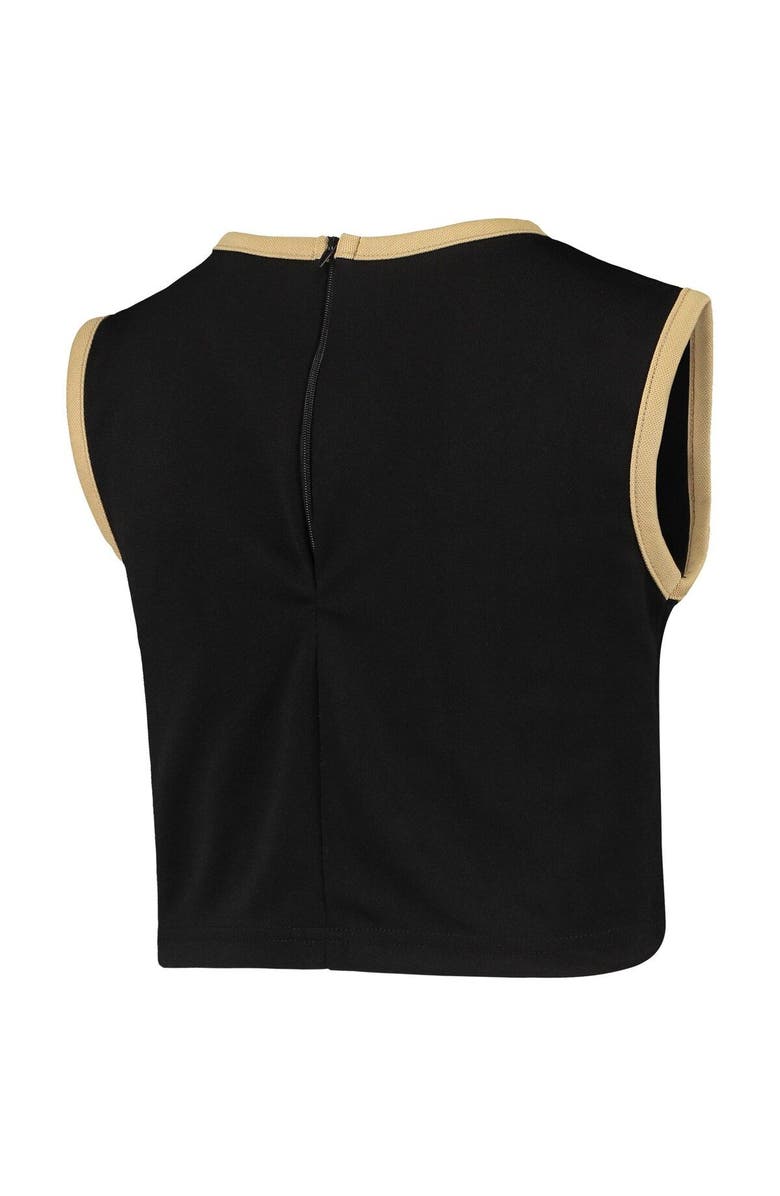 LITTLE KING Girls Youth Black Purdue Boilermakers Two-Piece Cheer Set, Alternate, color, Black