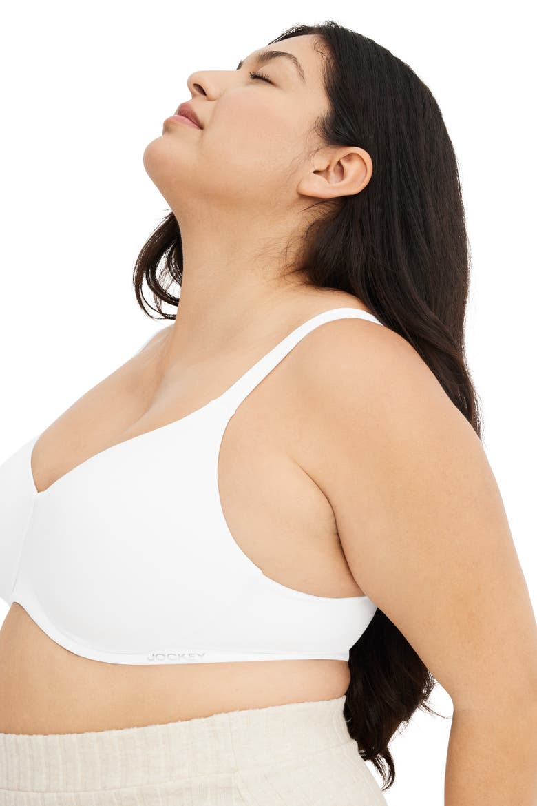Women's Cushion Wire Full Coverage Bra, Alternate, color, White