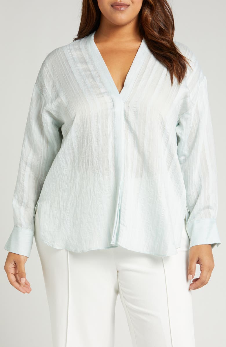 Vince Drapey V-Neck Top, Main, color, 