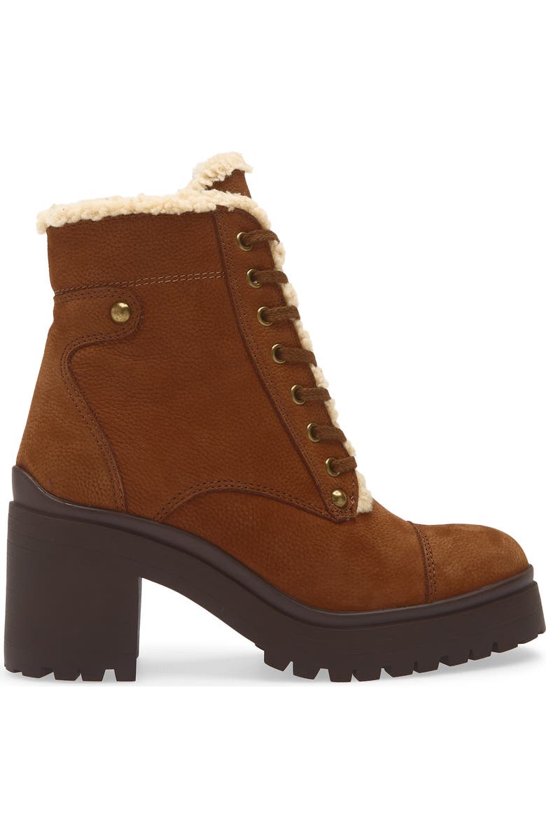 Jeffrey Campbell Scaveng Faux Shearling Bootie, Alternate, color, Tan Pebble Beige