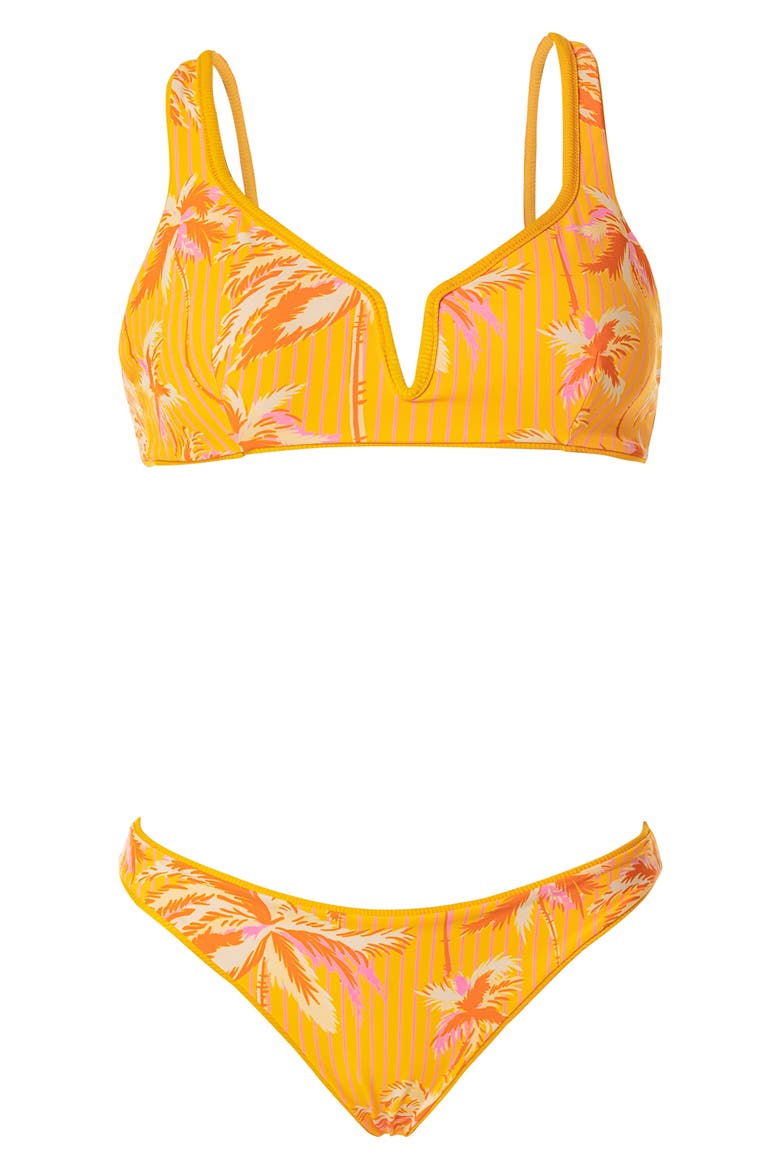 Sunbeam Sorbet Iconic Reversible Bikini Bottoms, Alternate, color, YELLOW