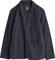 Seasalt Cornwall Tollgate Herringbone Linen & Organic Cotton Blazer