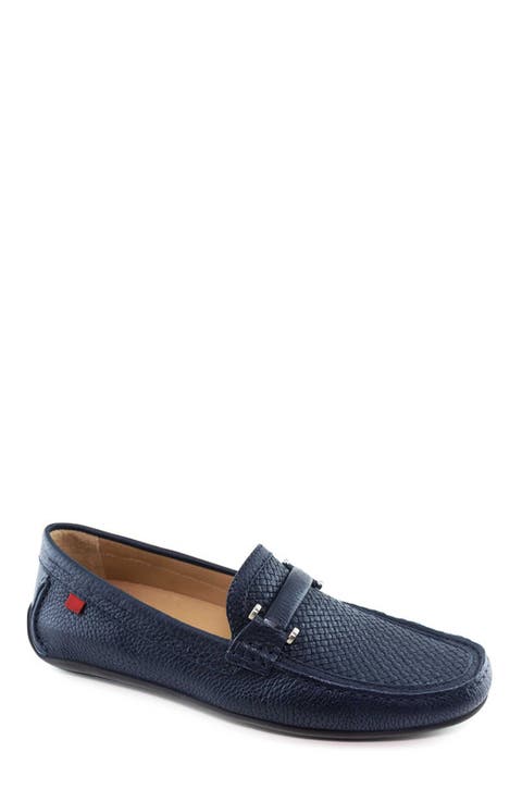 Bryant Park Leather Weave Driver Loafer