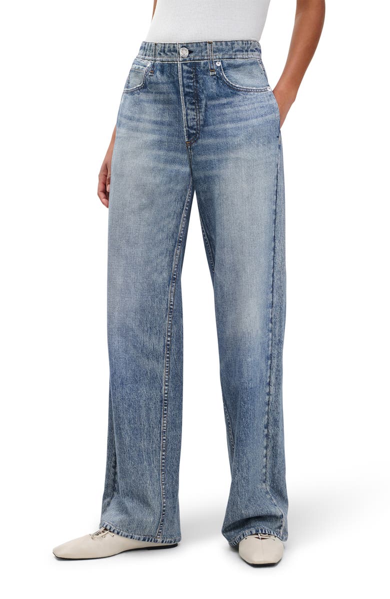 Miramar Wide Leg Cotton Terry Sweatpant Jeans