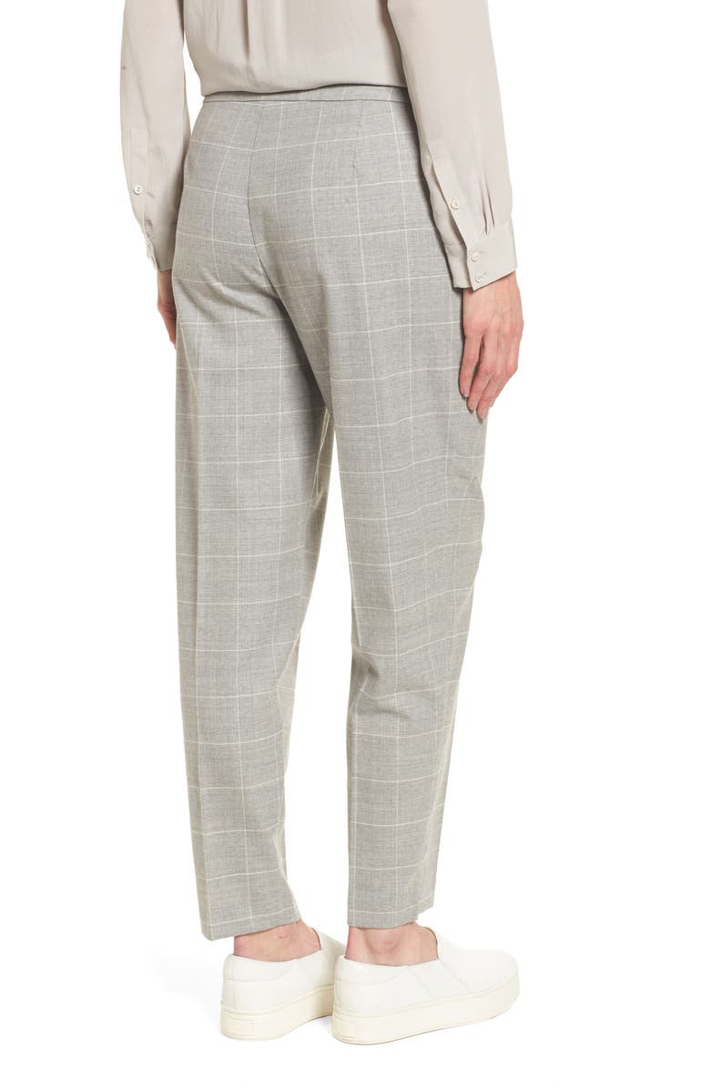 Eileen Fisher Tapered Stretch Wool Ankle Pants, Alternate, color, 