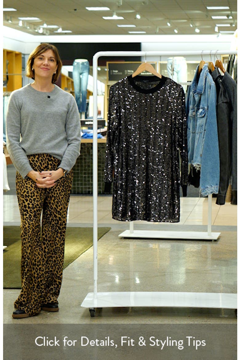 Solstice Sequin Long Sleeve Dress video