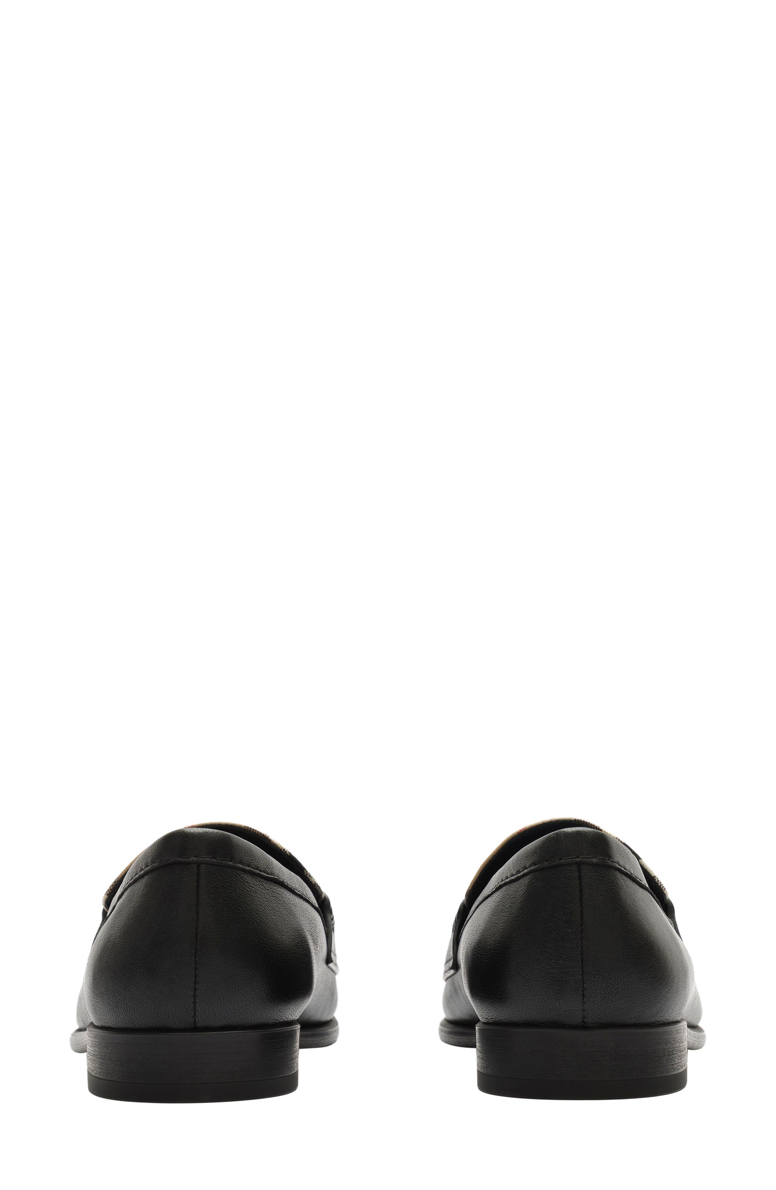 Opal Check Loafer, Alternate, color, BLACK/ ARCHIVE BEIGE