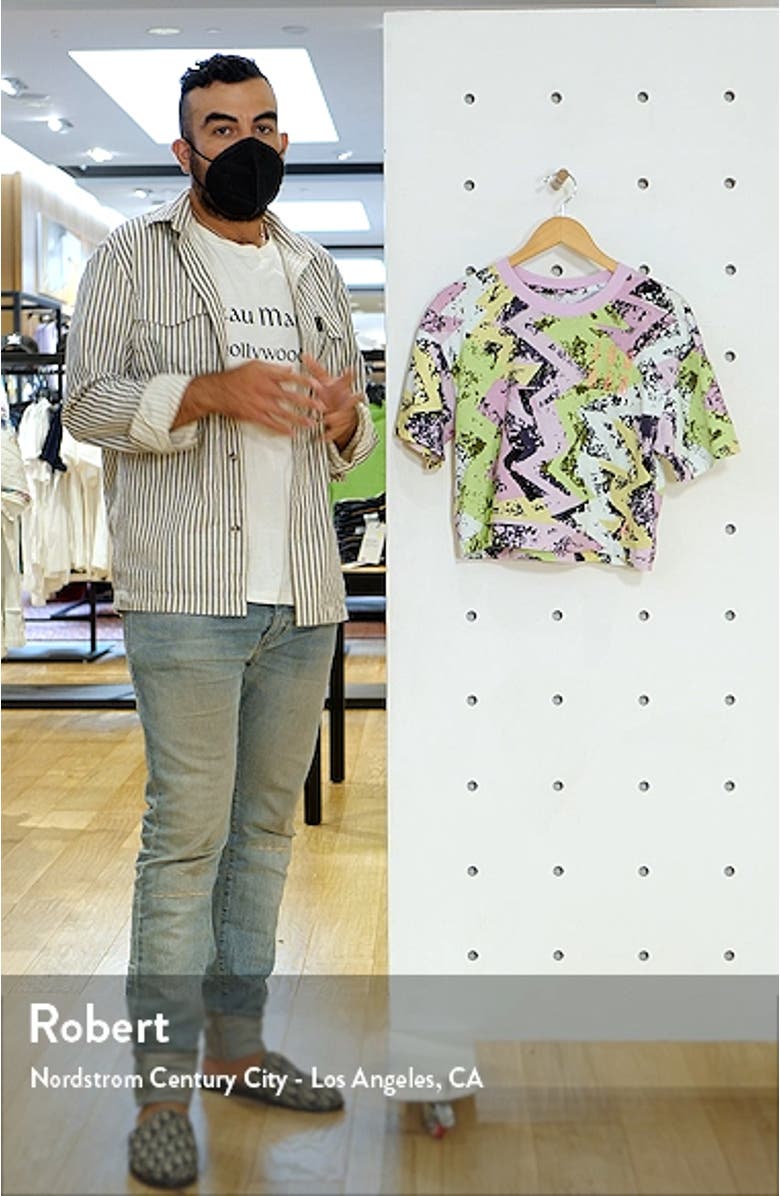 Heatwave Boxy Crop Graphic Tee, sales video thumbnail