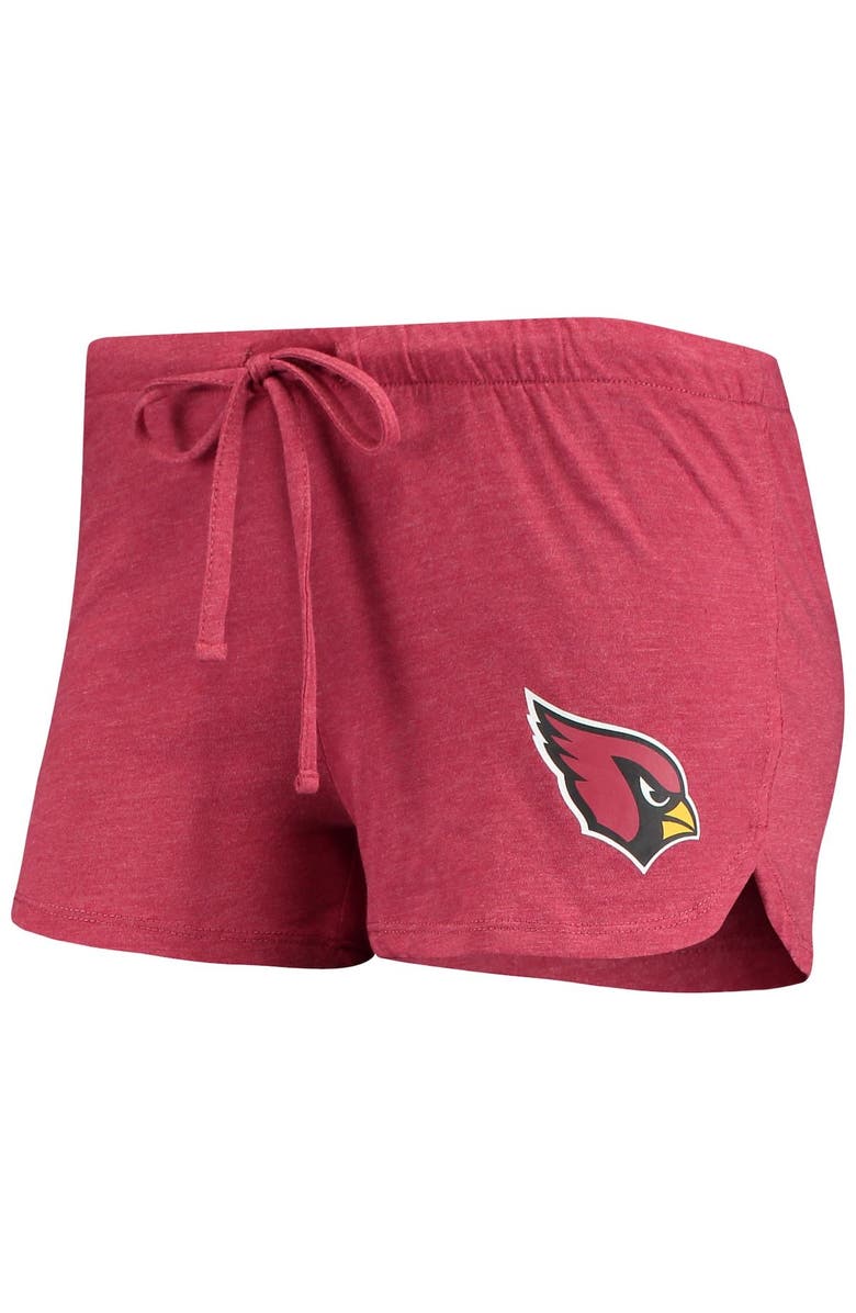 CONCEPTS SPORT Women's Concepts Sport Cardinal Arizona Cardinals Meter Knit Long Sleeve Raglan Top & Shorts Sleep Set, Alternate, color, Cardinal