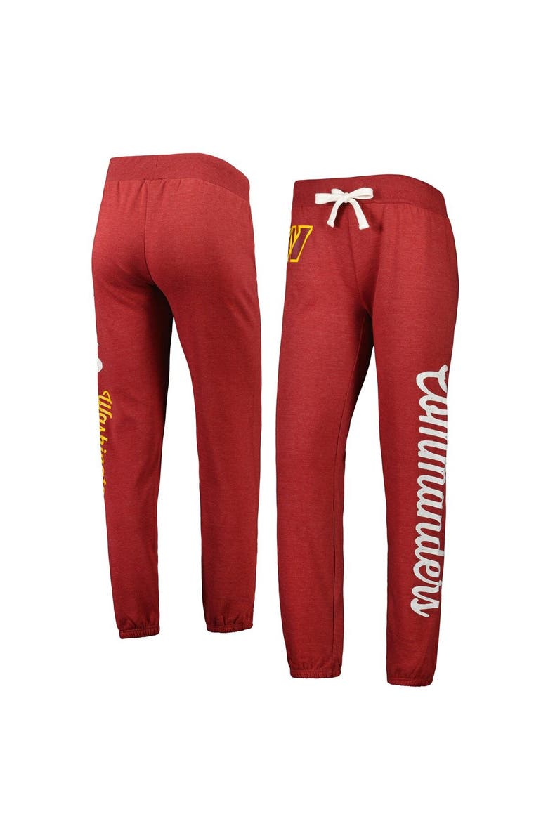 G-III 4HER BY CARL BANKS Women's G-III 4Her by Carl Banks Burgundy Washington Commanders Scrimmage Fleece Pants, Main, color, Burgundy