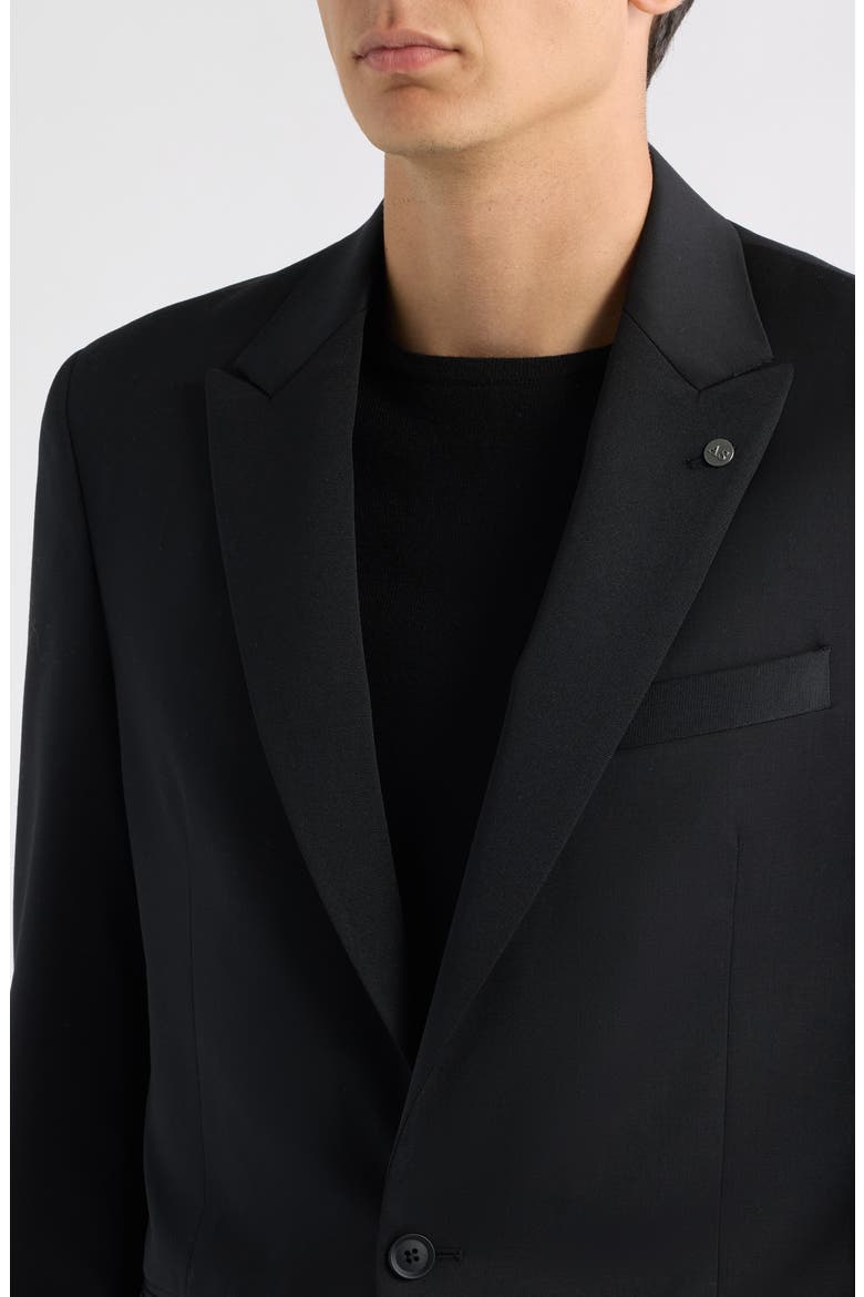 Ryder Tuxedo Pants, Alternate, color, BLACK