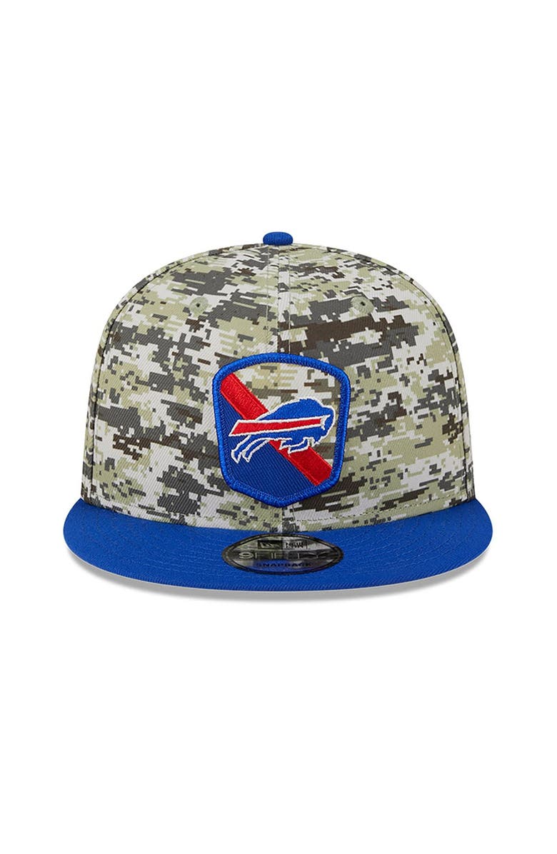 New Era Men's New Era  Camo/Royal Buffalo Bills 2023 Salute To Service 9FIFTY Snapback Hat, Alternate, color, 