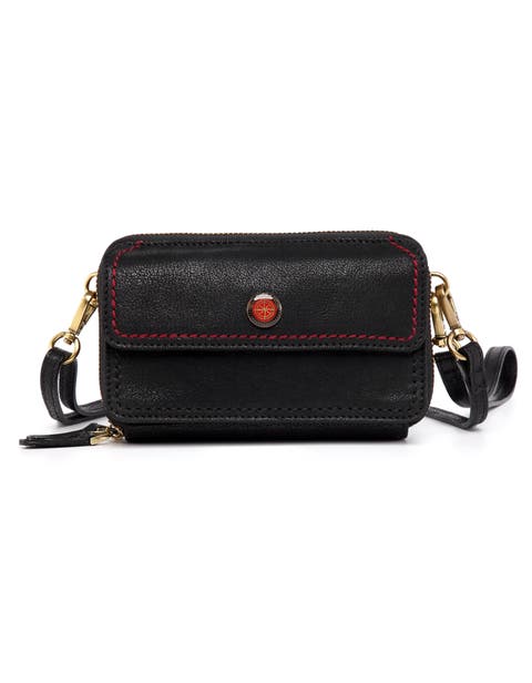 Northwood Genuine Leather Convertible Crossbody Wallet