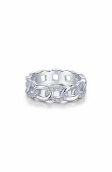 Lafonn Simulated Diamond Interlocking Circles Eternity Band