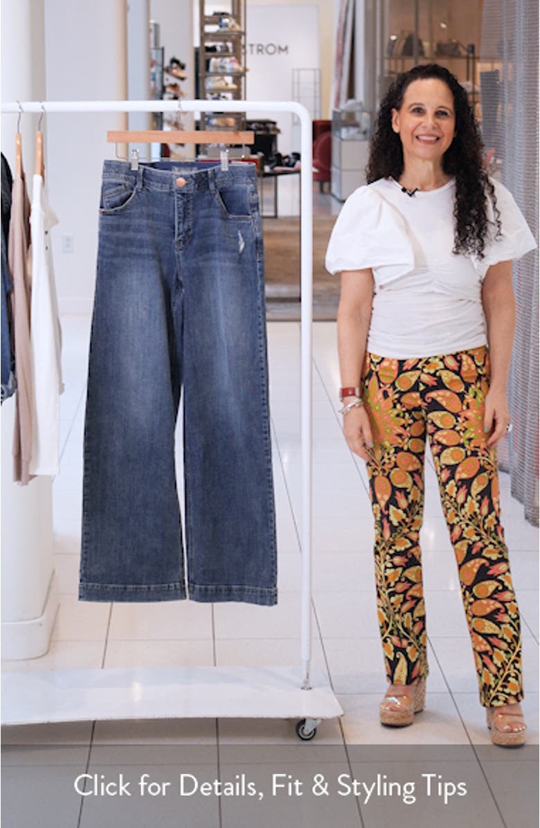 Sam 'Ab'Solution High Waist Wide Leg Jeans
