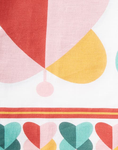 La Doublej Medium Tablecloth (180x280) Farfalle Ring Multicolor In Farfalle Ring Multicolor