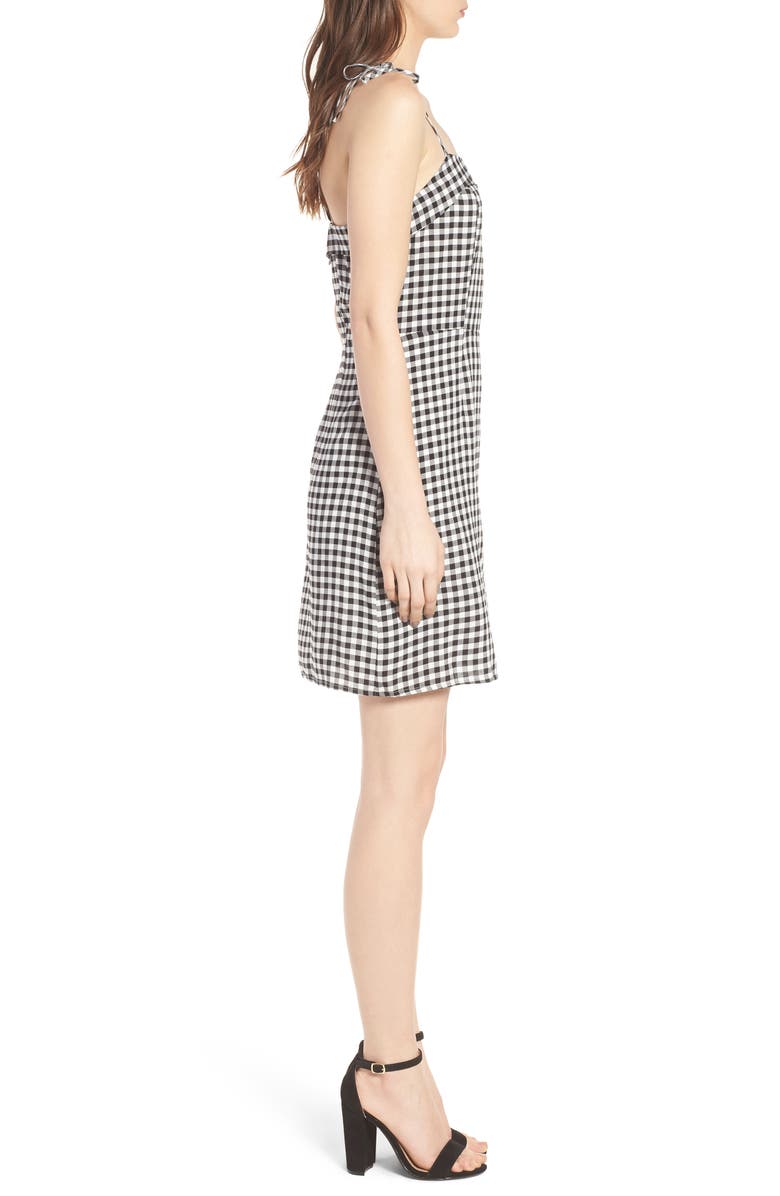 cupcakes and cashmere Eddie Gingham Dress, Alternate, color, 