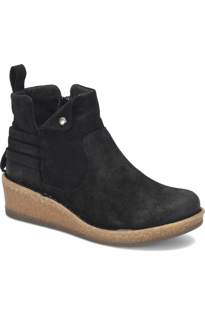 Børn Varas Wedge Boot, Main, color, Black Distressed