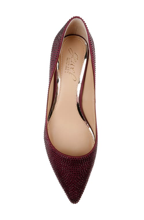Jewel Badgley Mischka Frenchie Pointed Toe Pump