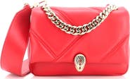 Pre-Owned Bvlgari Serpenti Cabochon Shoulder Bag Diagonal Quilted Leather Mini