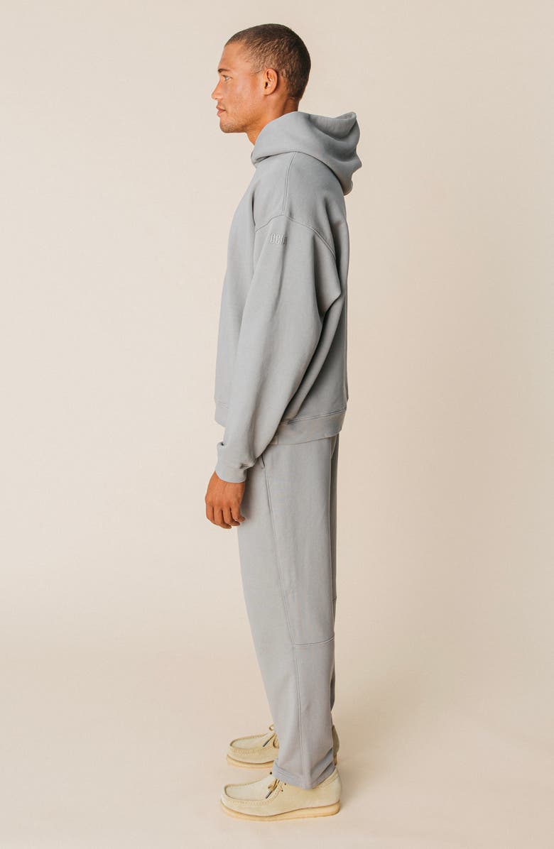 Ocio Organic Cotton Teddy Straight Leg Pant, Alternate, color, Ash