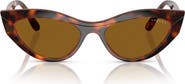 VOGUE 52mm Polarized Cat Eye Sunglasses